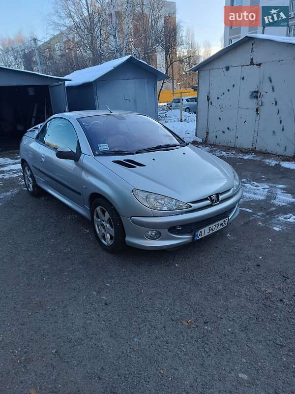 Кабриолет Peugeot 206 2002 в Бородянке