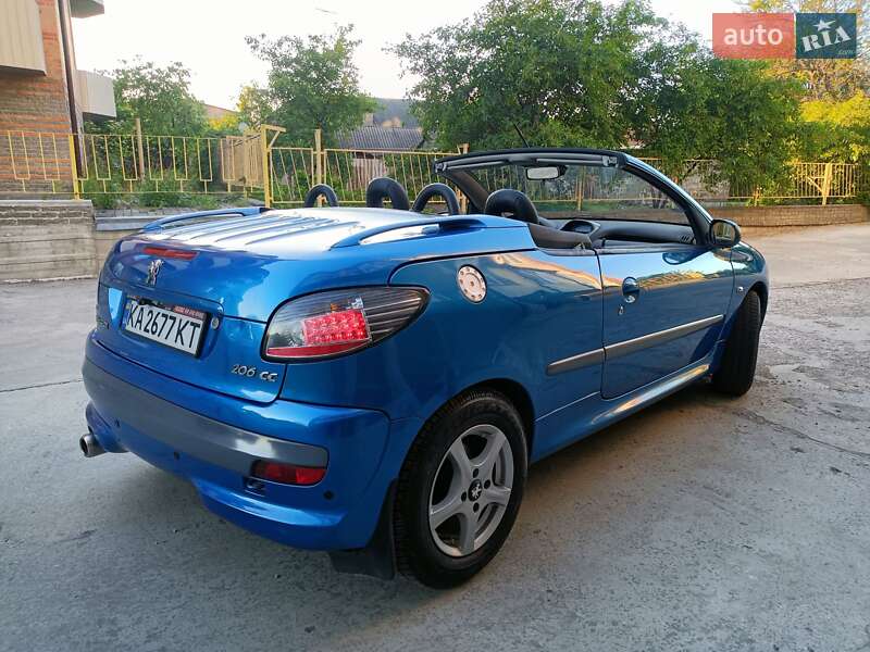 Кабріолет Peugeot 206 2002 в Охтирці