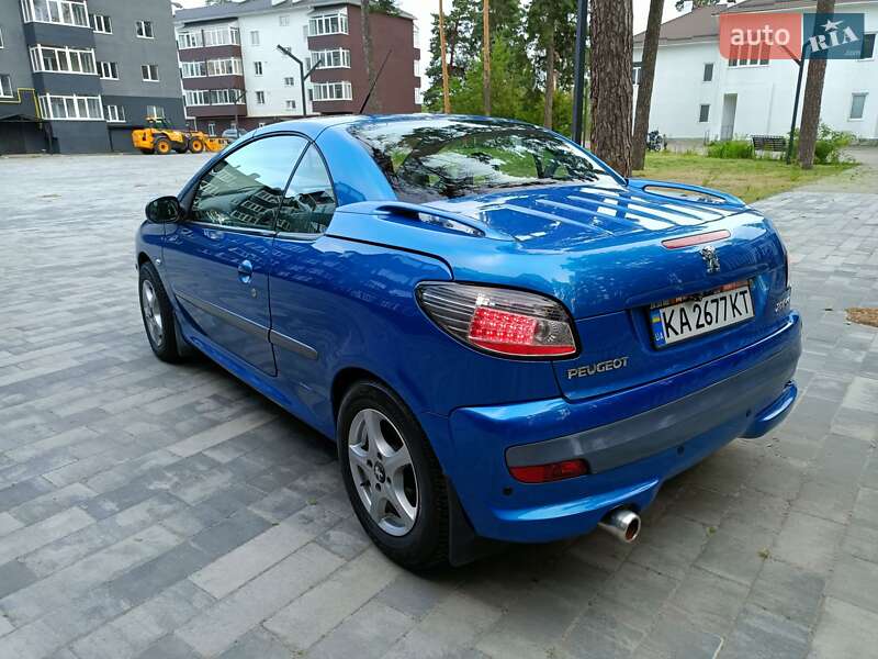 Кабриолет Peugeot 206 2002 в Ахтырке