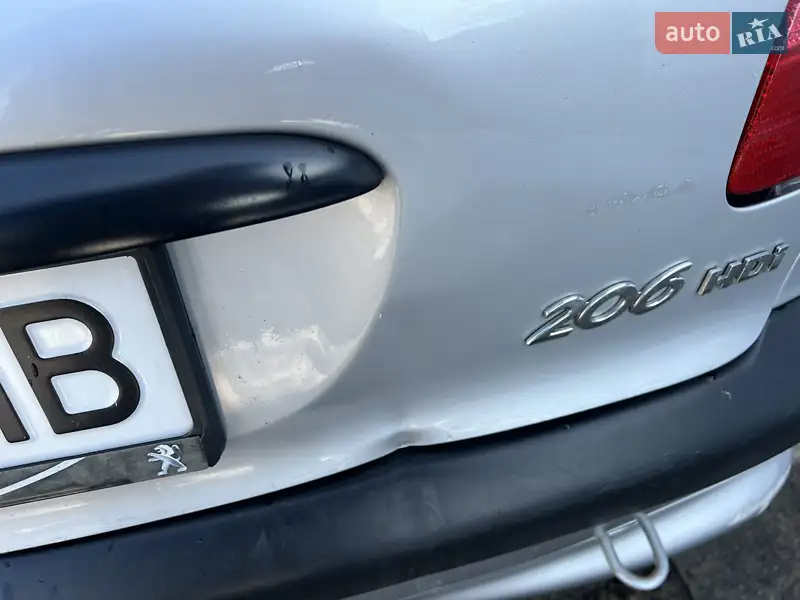 Peugeot 206 2000 VIN VF32ARHYF41021518 фото оголошення 46 з 73