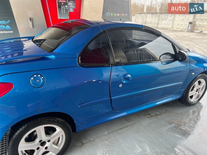 Кабриолет Peugeot 206 2001 в Борисполе