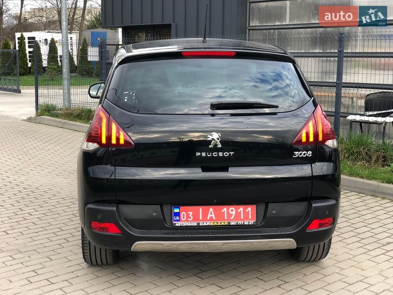 Внедорожник / Кроссовер Peugeot 3008 2015 в Львове