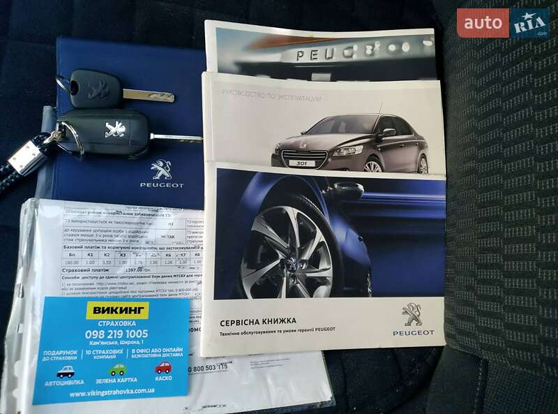 Седан Peugeot 301 2017 в Дніпрі