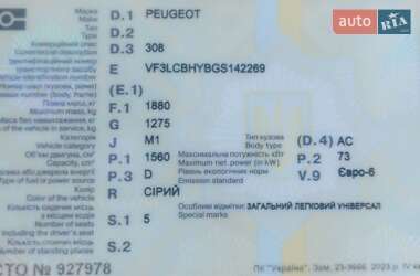 Універсал Peugeot 308 2016 в Деражні