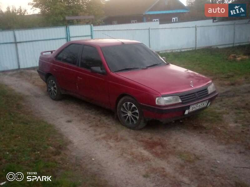 Седан Peugeot 405 1992 в Дубровице