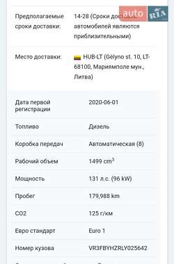 Фастбэк Peugeot 508 2020 в 