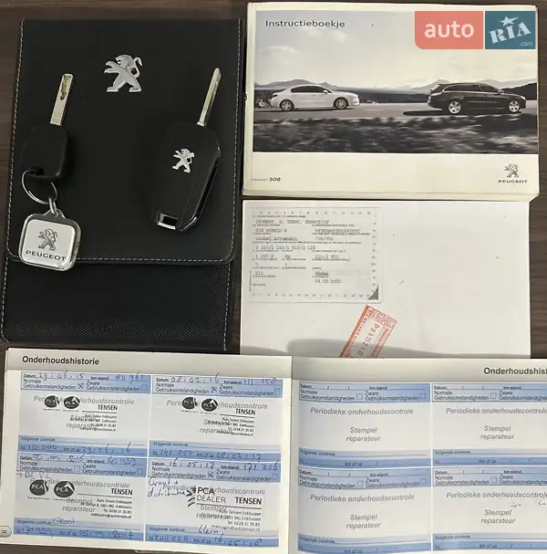 Седан Peugeot 508 2013 в Мукачевому документ