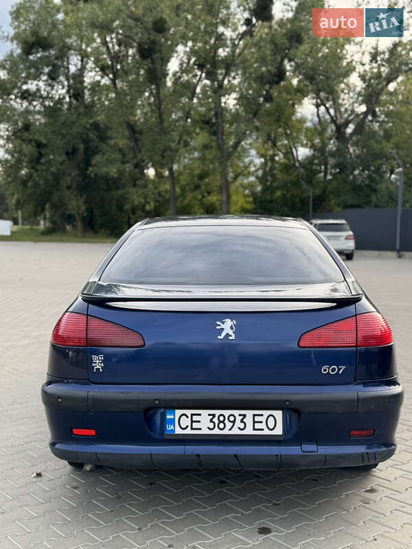 Седан Peugeot 607 2001 в Черновцах