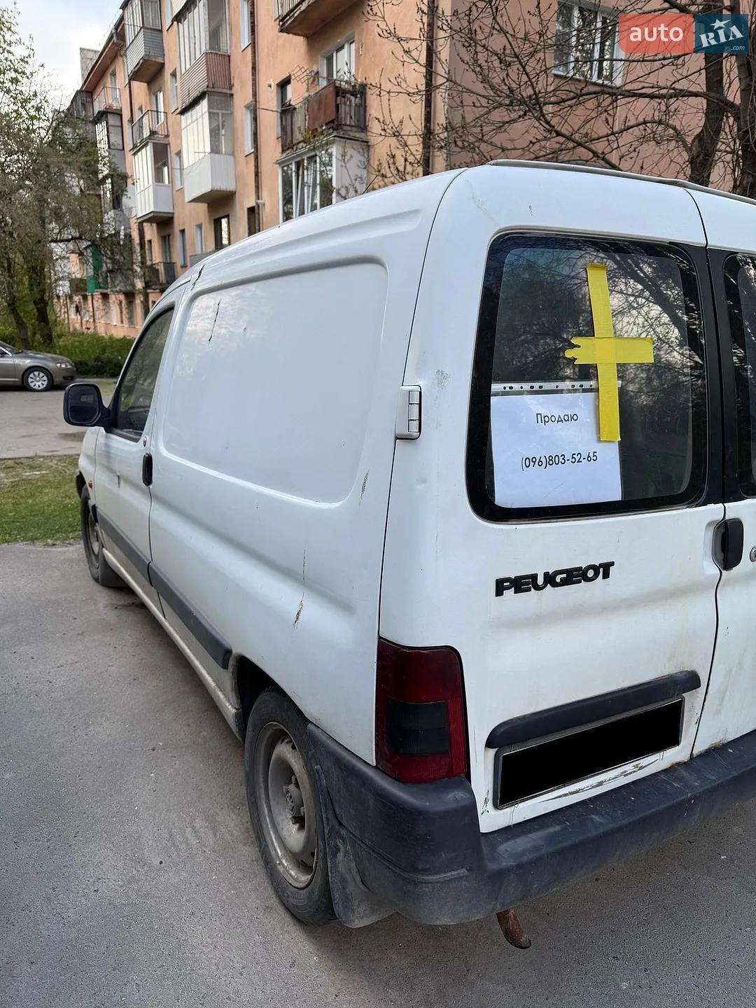 Peugeot Partner 1998 VIN VF35CWJZE60135368 фото оголошення 3 з 5