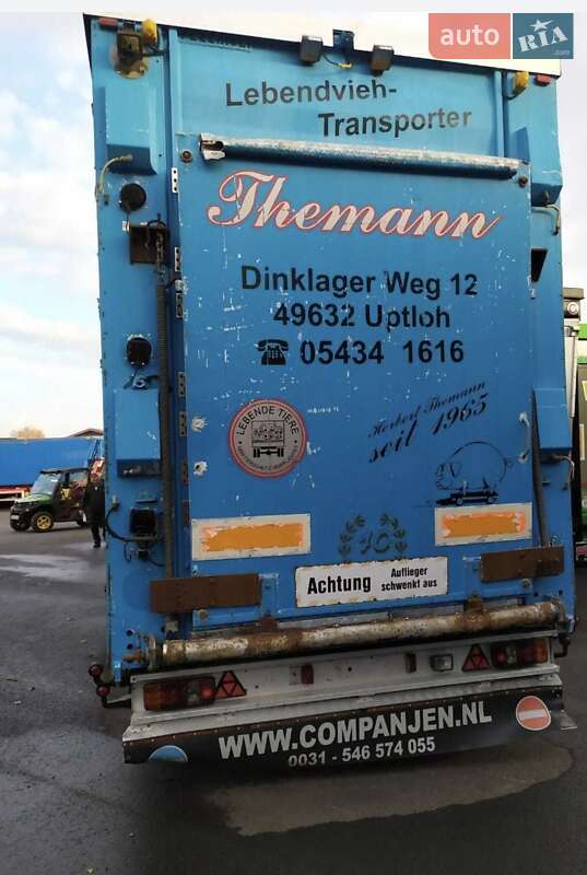 Для перевозки животных - прицеп Pezzaioli SBA 2002 в Житомире фото 5 Для перевозки животных - прицеп Pezzaioli SBA 2002 в Житомире