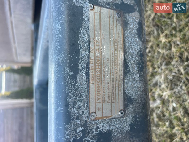 Тентований борт (штора) - напівпричіп ПГ 02И 2018 в Великих Мостах