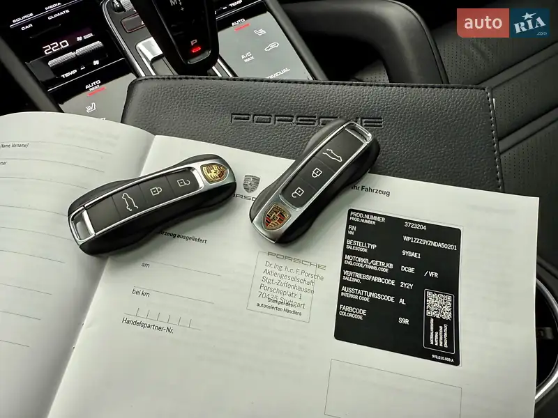 Позашляховик / Кросовер Porsche Cayenne Coupe 2022 в Києві документ