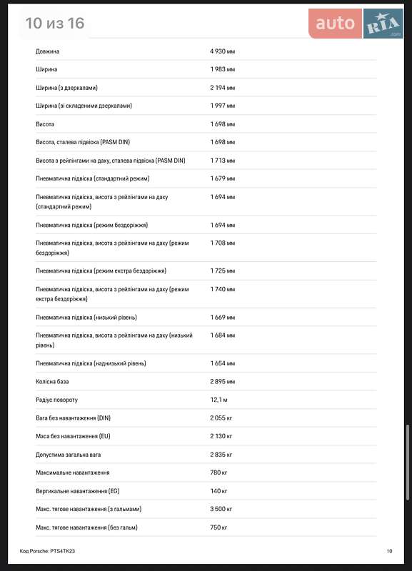 Внедорожник / Кроссовер Porsche Cayenne 2025 в Киеве фото 178 Внедорожник / Кроссовер Porsche Cayenne 2025 в Киеве