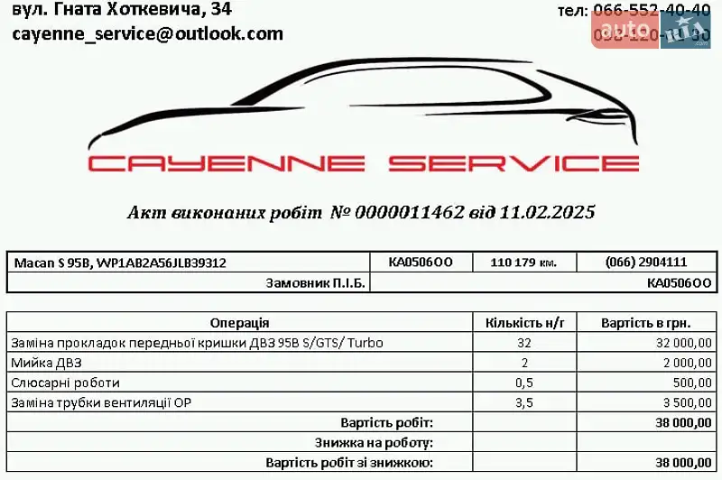 Внедорожник / Кроссовер Porsche Macan 2018 в Киеве документ