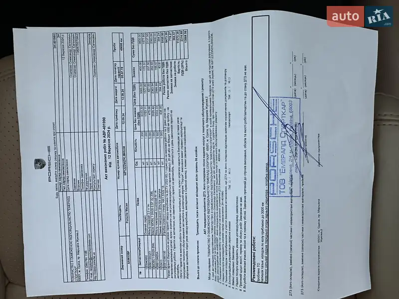 Позашляховик / Кросовер Porsche Macan 2018 в Одесі документ 4 фото Позашляховик / Кросовер Porsche Macan 2018 в Одесі документ