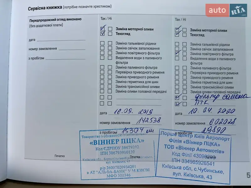 Внедорожник / Кроссовер Porsche Macan 2018 в Одессе документ 4 фото Внедорожник / Кроссовер Porsche Macan 2018 в Одессе документ