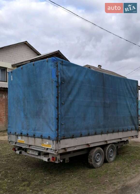 Тентованный борт (штора) - прицеп ПР П 2000 в Литине
