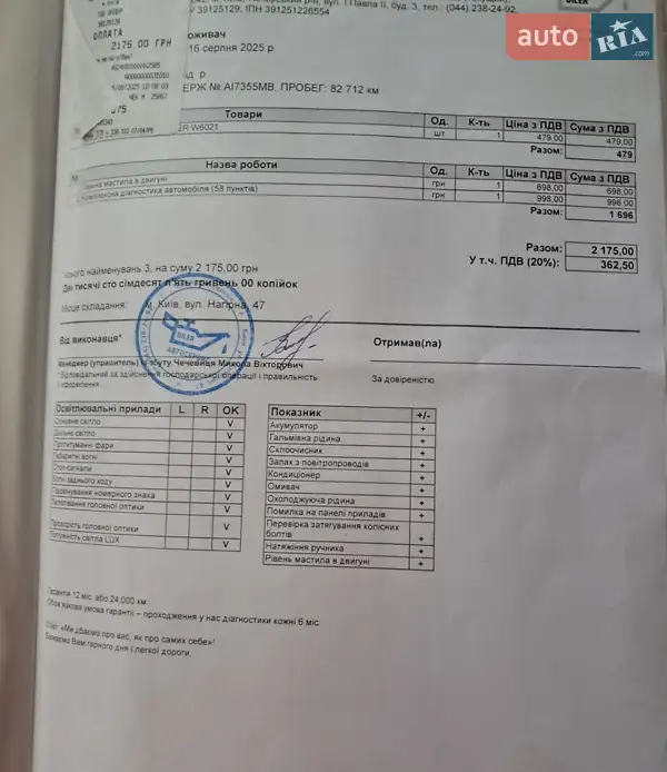 Седан Ravon R4 2020 в Киеве документ