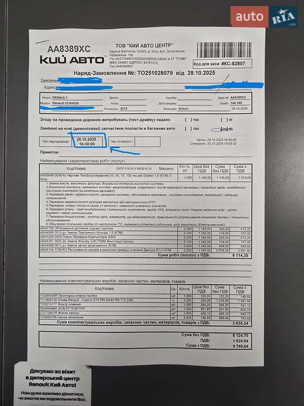 Renault Dokker 2019 Renault Dokker 2019