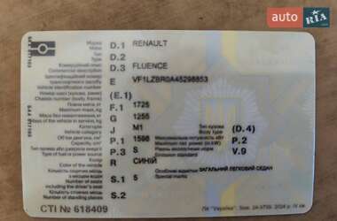 Седан Renault Fluence 2011 в 
