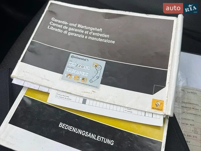 Микровэн Renault Grand Modus 2010 в Луцке документ