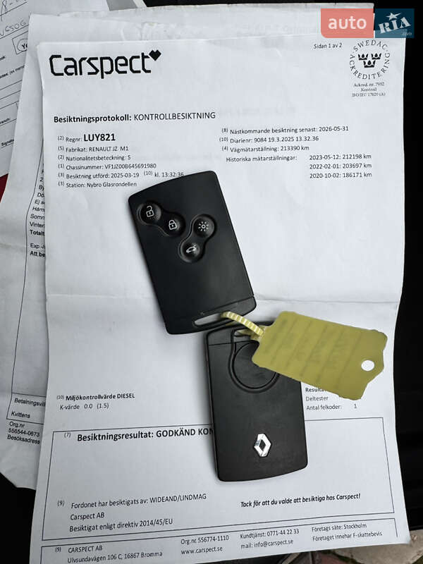 Минивэн Renault Grand Scenic 2011 в Котельве