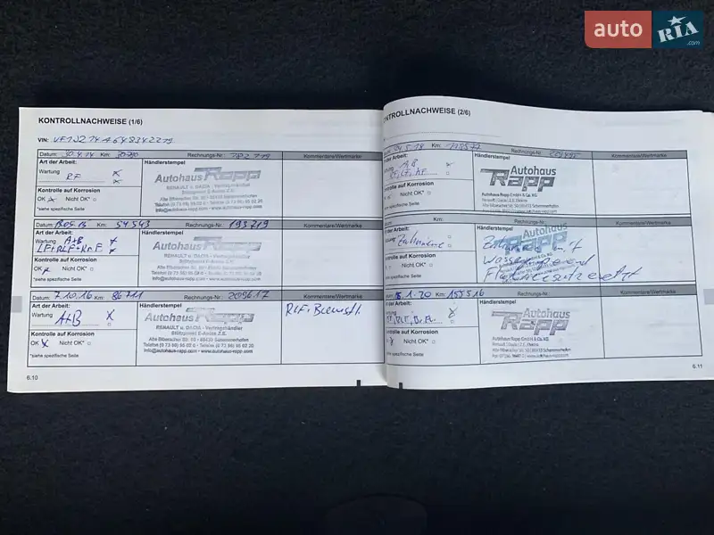 Минивэн Renault Grand Scenic 2013 в Луцке документ