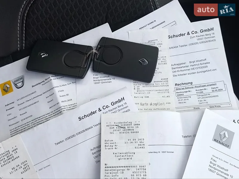 Минивэн Renault Grand Scenic 2015 в Ковеле документ