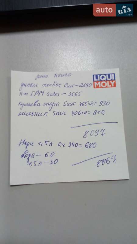 Мінівен Renault Kangoo 2012 в Івано-Франківську