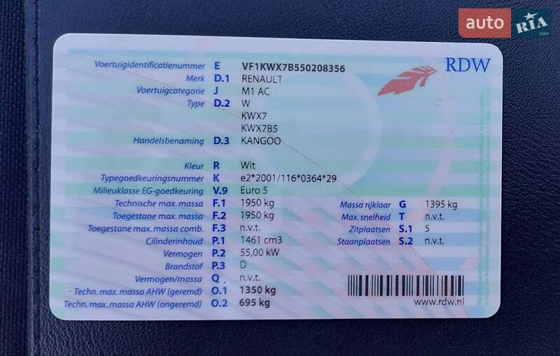 Минивэн Renault Kangoo 2014 в Дубно