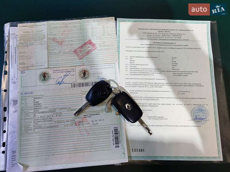 Минивэн Renault Kangoo 2014 в Луцке