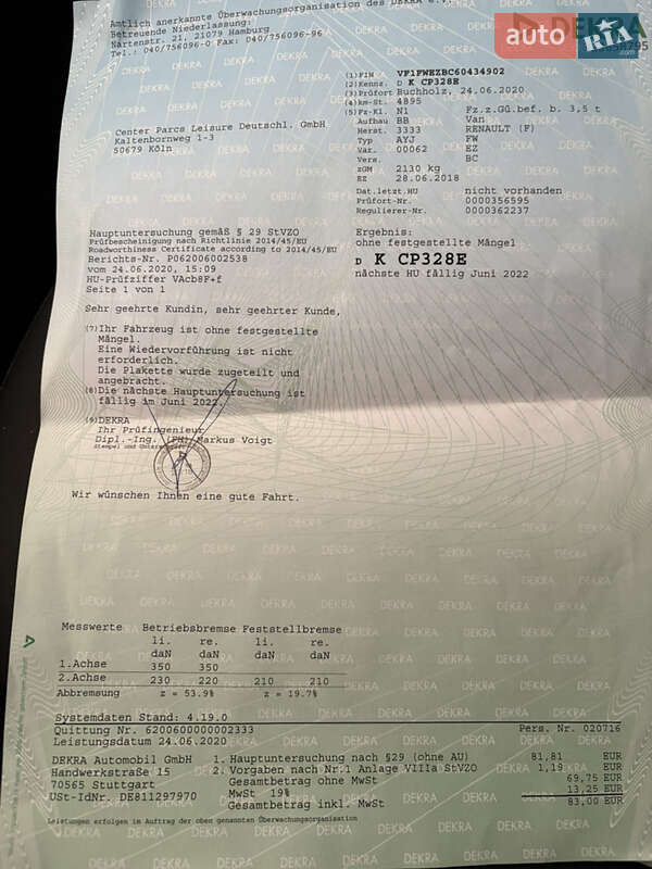 Вантажний фургон Renault Kangoo 2018 в Трускавці