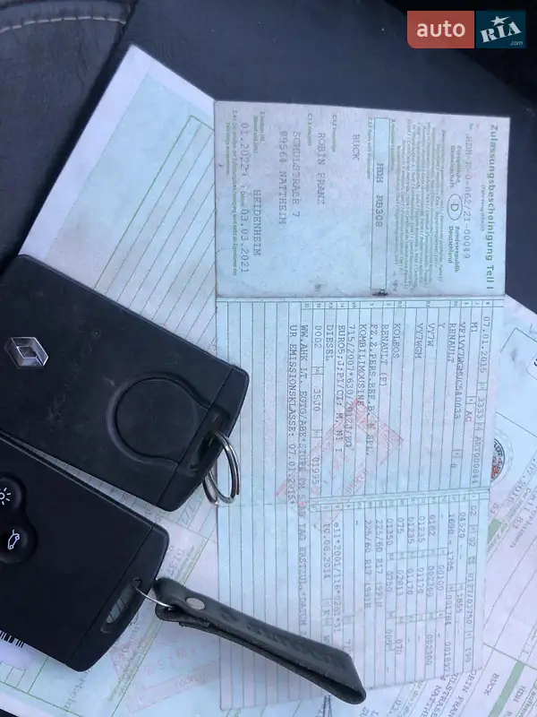 Внедорожник / Кроссовер Renault Koleos 2014 в Львове документ 2 фото Внедорожник / Кроссовер Renault Koleos 2014 в Львове документ