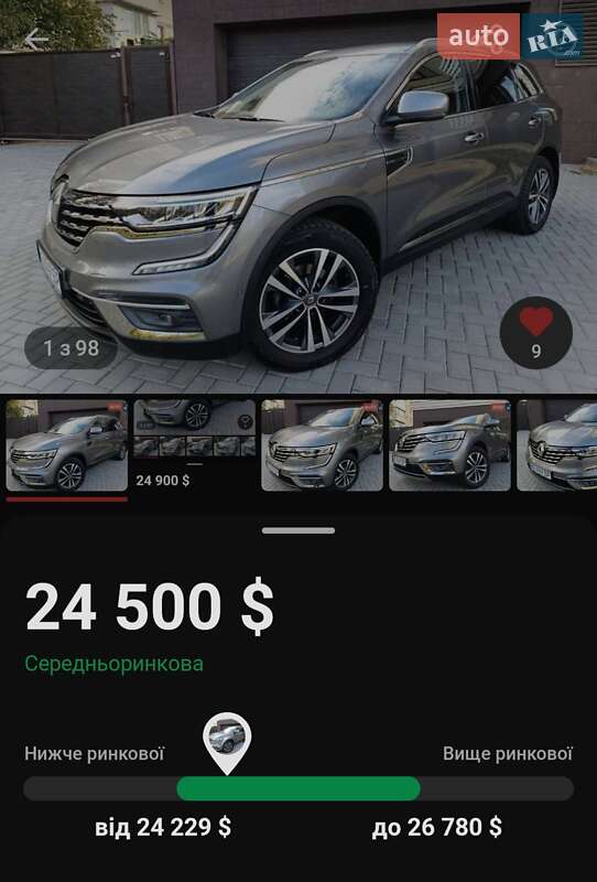 Позашляховик / Кросовер Renault Koleos 2021 в Миколаєві