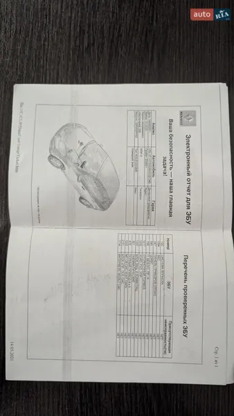 Внедорожник / Кроссовер Renault Koleos 2014 в Хмельницком документ