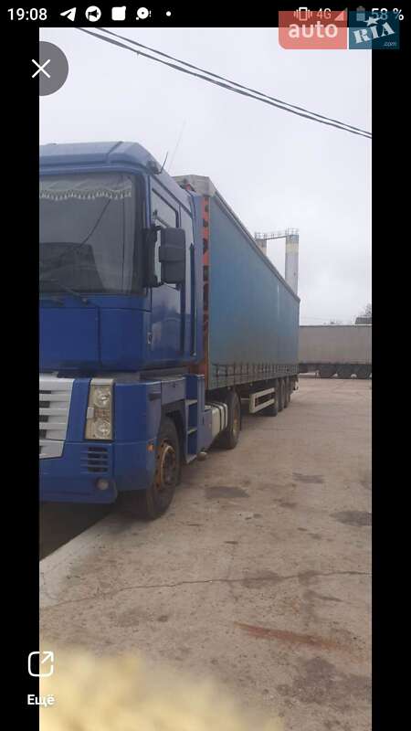 Тентований Renault Magnum 2002 в Кривому Розі