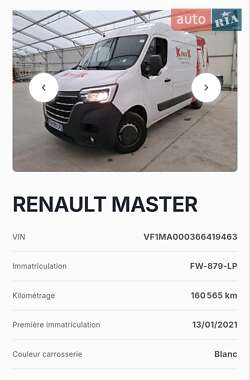 Грузовой фургон Renault Master 2021 в 
