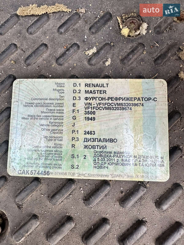 Минивэн Renault Master 2004 в Каменском