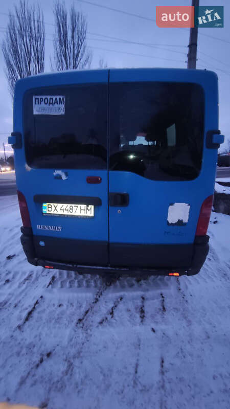 Мікроавтобус вантажний (до 3,5т) Renault Master 2003 в Краматорську