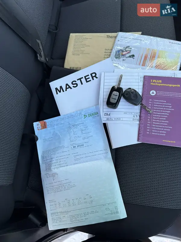 Грузовой фургон Renault Master 2022 в Киеве документ