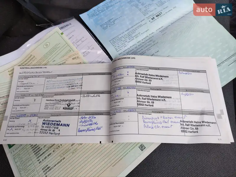 Грузовой фургон Renault Master 2015 в Львове документ