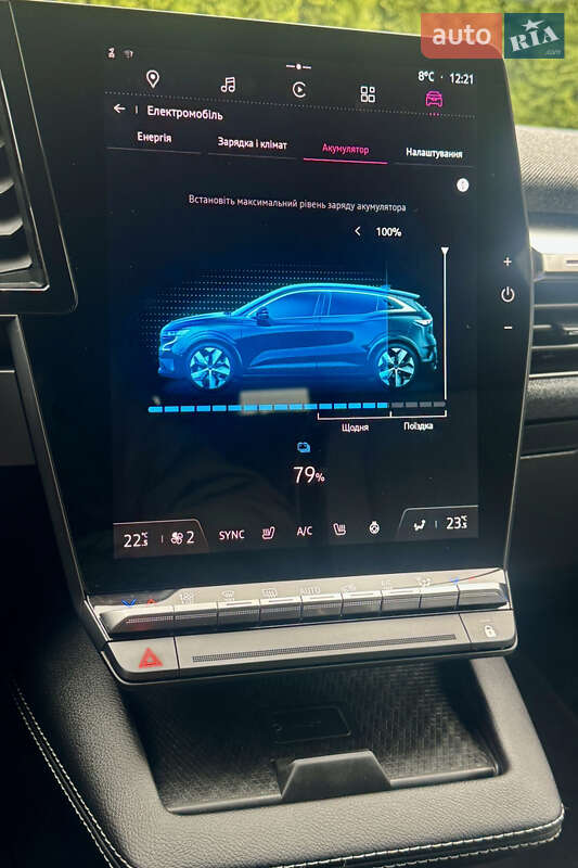 Позашляховик / Кросовер Renault Megane E-Tech Electric 2023 в Самборі фото 106 Позашляховик / Кросовер Renault Megane E-Tech Electric 2023 в Самборі