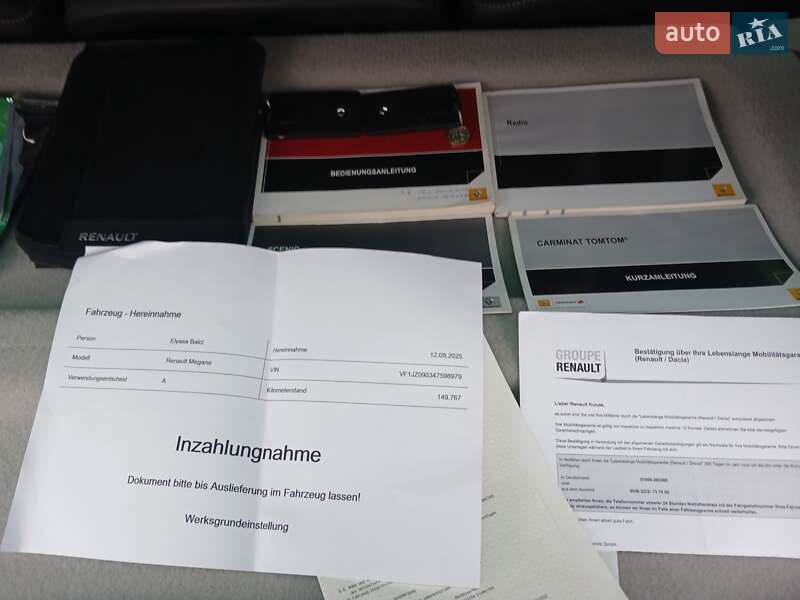 Мінівен Renault Megane Scenic 2012 в Ходореві