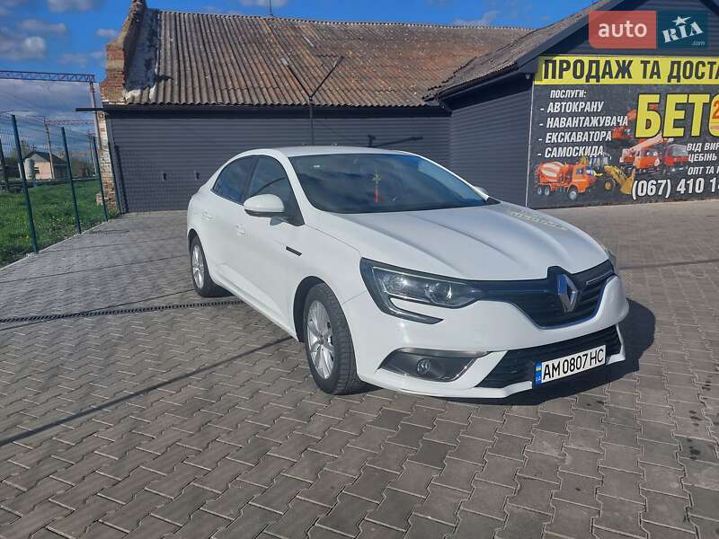 Седан Renault Megane 2017 в Звягелі