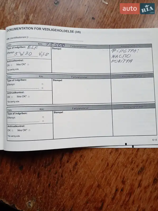 Универсал Renault Megane 2016 в Ковеле документ 3 фото Универсал Renault Megane 2016 в Ковеле документ