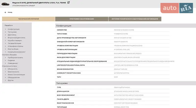 Универсал Renault Megane 2015 в Ковеле документ 2 фото Универсал Renault Megane 2015 в Ковеле документ