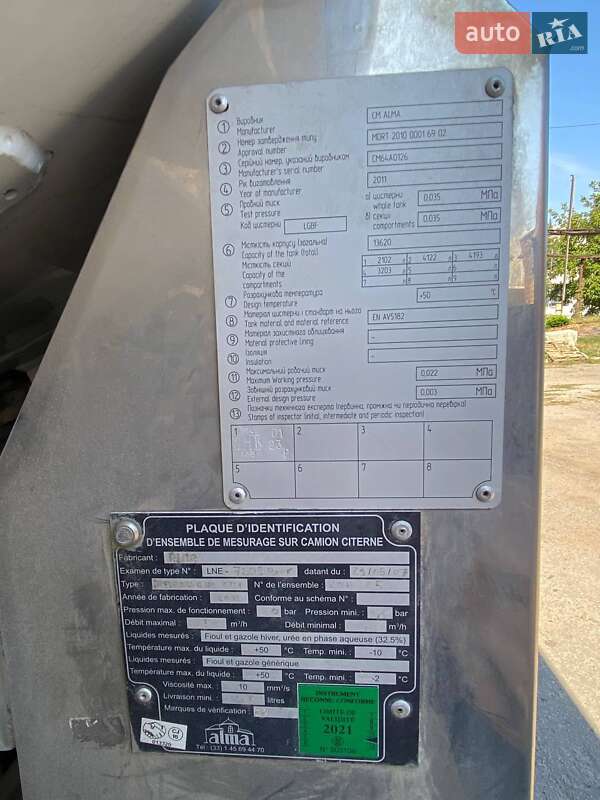 Бензовоз Renault Premium 2011 в Умани