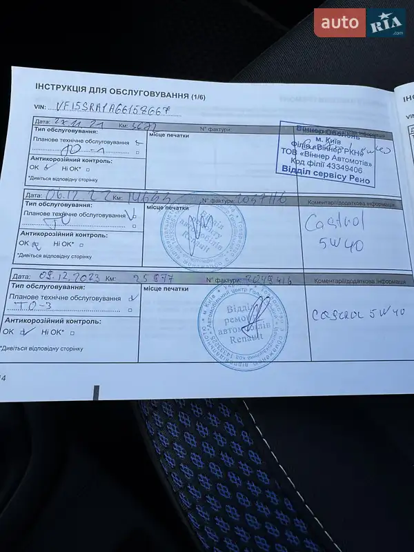 Хэтчбек Renault Sandero StepWay 2020 в Киеве документ