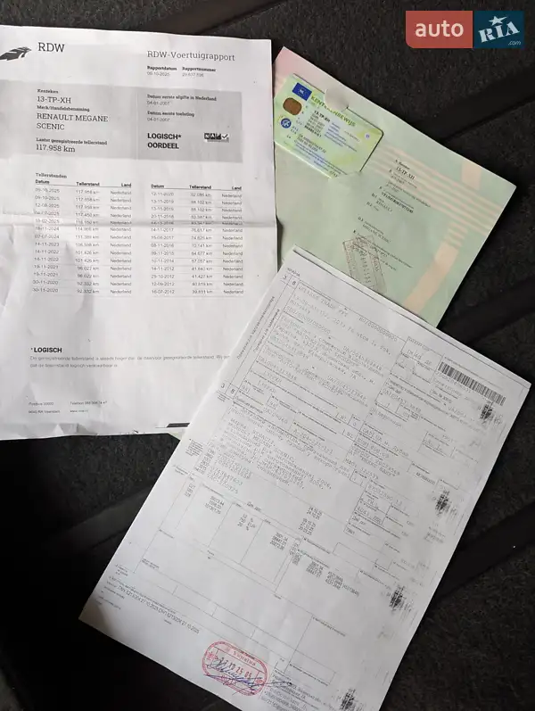 Мінівен Renault Scenic 2006 в Дубні документ