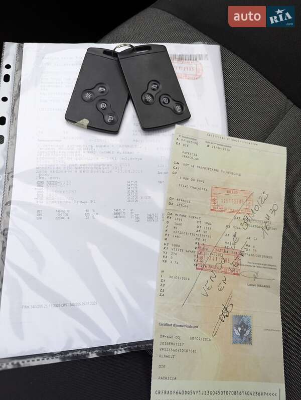 Минивэн Renault Scenic 2014 в Дубно